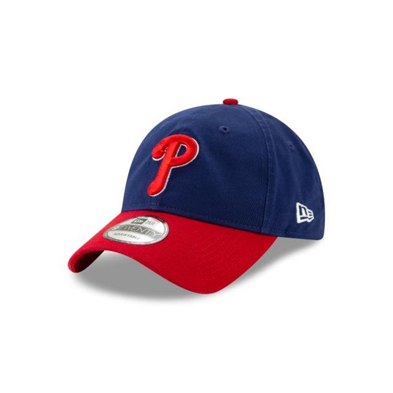 MLB Philadelphia Phillies Core Classic Alt 9Twenty Adjustable (AOV9720) - Blue New Era Caps